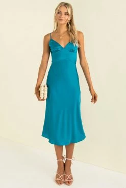 Sundae Muse New Arrivals Tyra Dress / Teal