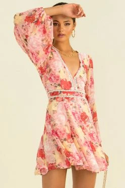 Sundae Muse Bloom Dress / Fuchsia 35 Sundae Muse Bloom Dress / Fuchsia
