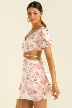 Sundae Muse Karli Dress / Pink Floral DRESSES
