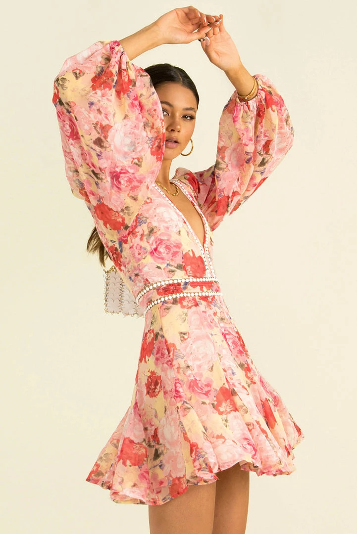 Sundae Muse Bloom Dress / Fuchsia 8 Sundae Muse Bloom Dress / Fuchsia