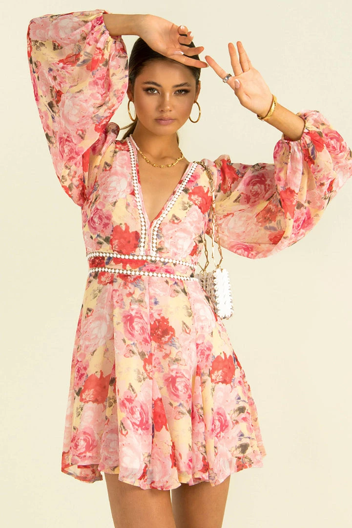 Sundae Muse Bloom Dress / Fuchsia 15 Sundae Muse Bloom Dress / Fuchsia