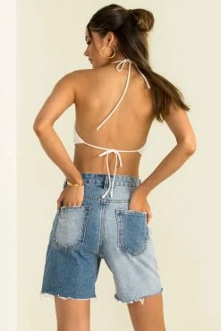 Sundae Muse Raffy Shorts / Blue Denim