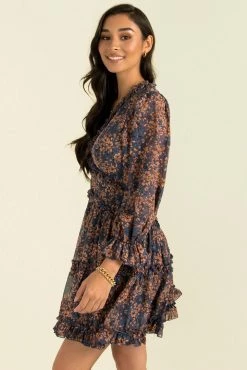 Sundae Muse Aurora Dress / Navy Floral Dresses