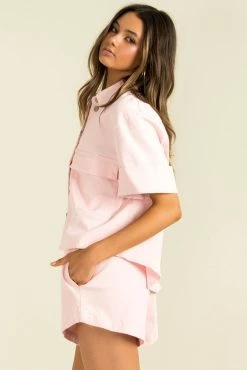 Sundae Muse Astrid Shirt / Pink Denim New Arrivals 19 Sundae Muse Astrid Shirt / Pink Denim New Arrivals