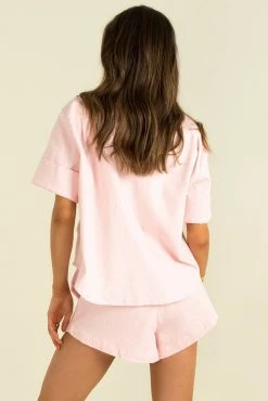 Sundae Muse New Arrivals Astrid Shorts / Pink Denim