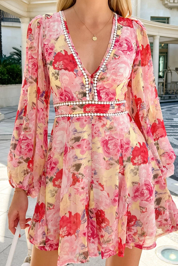 Sundae Muse Bloom Dress / Fuchsia 5 Sundae Muse Bloom Dress / Fuchsia