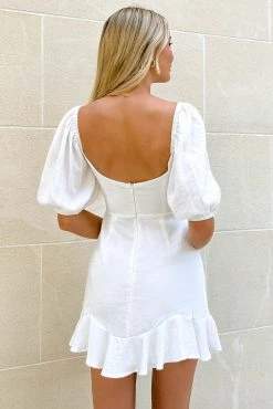 Sundae Muse Vella Dress / White