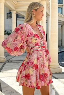 Sundae Muse Bloom Dress / Fuchsia 24 Sundae Muse Bloom Dress / Fuchsia