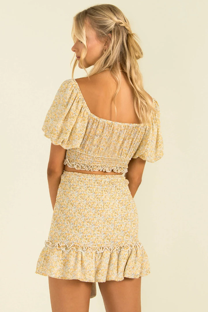 Sundae Muse Manu Skirt / Yellow 8 Sundae Muse Manu Skirt / Yellow