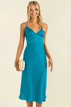 Sundae Muse New Arrivals Tyra Dress / Teal