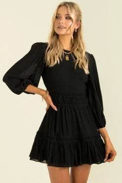 Sundae Muse Avery Dress / Black DRESSES