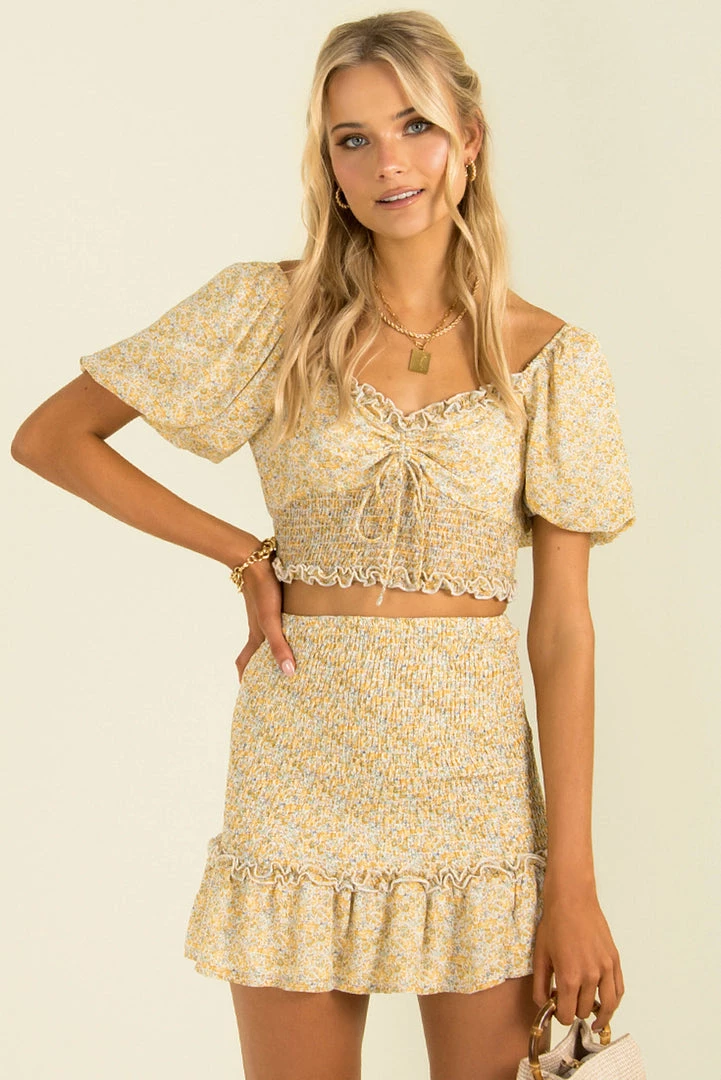 Sundae Muse Manu Skirt / Yellow 7 Sundae Muse Manu Skirt / Yellow