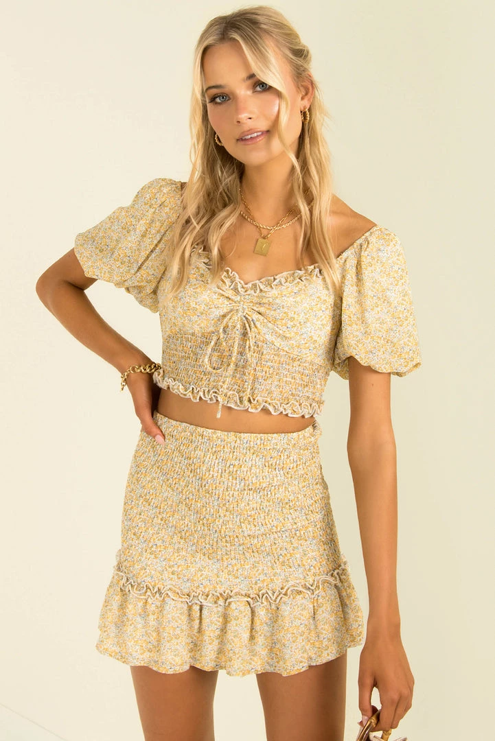 Sundae Muse Manu Skirt / Yellow 3 Sundae Muse Manu Skirt / Yellow