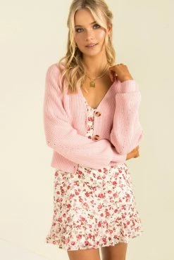 Sundae Muse Peta Cardigan / Pink New Arrivals 18 Sundae Muse Peta Cardigan / Pink New Arrivals