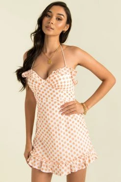 Sundae Muse Sale 2022 11 Sundae Muse Jody Dress / Peach Floral Dresses