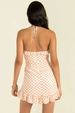 Sundae Muse Jody Dress / Peach Floral Dresses