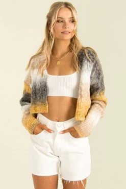 Sundae Muse Knitwear Benny Cardigan / Yellow
