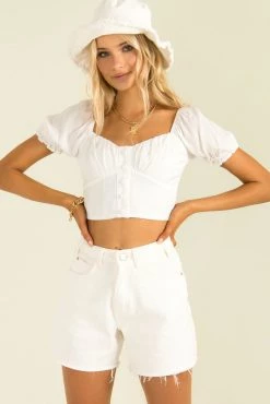 Sundae Muse Stevie Top / White Tops