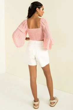 Sundae Muse Paige Top / Pink Check 20 Sundae Muse Paige Top / Pink Check