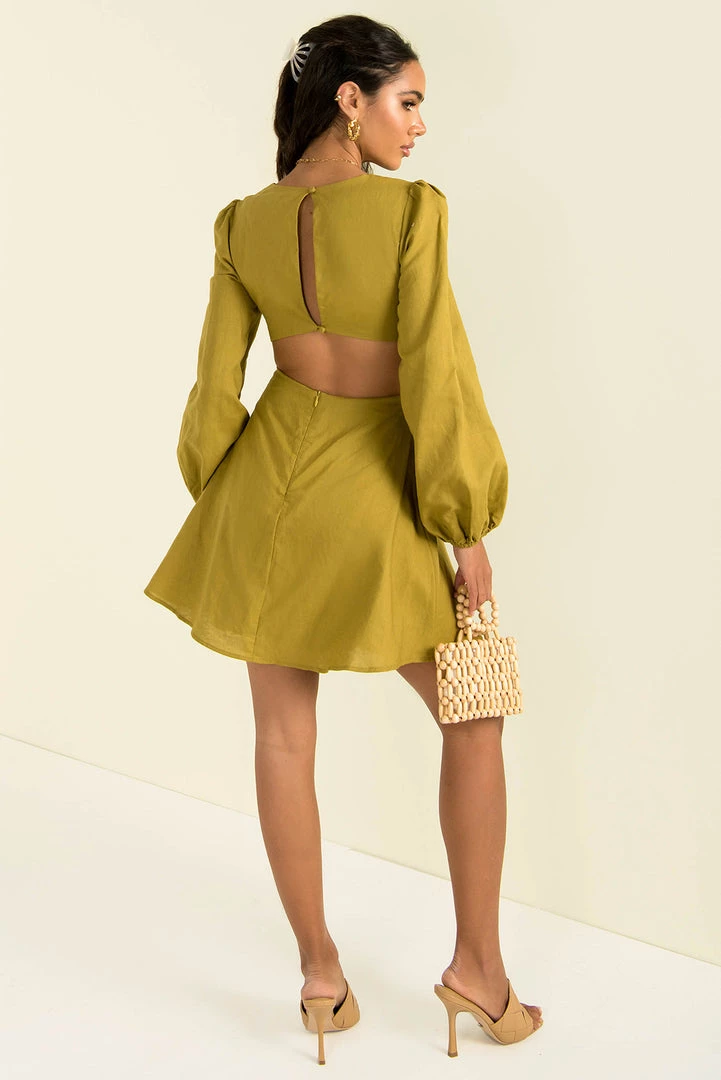 Sundae Muse Edith Dress / Olive 13 Sundae Muse Edith Dress / Olive