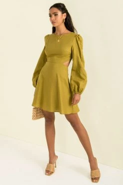 Sundae Muse Edith Dress / Olive 17 Sundae Muse Edith Dress / Olive