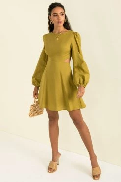 Sundae Muse Edith Dress / Olive