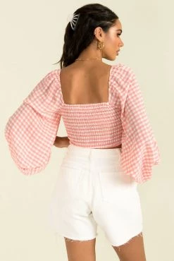 Sundae Muse Paige Top / Pink Check 18 Sundae Muse Paige Top / Pink Check