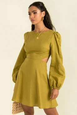 Sundae Muse Edith Dress / Olive 15 Sundae Muse Edith Dress / Olive