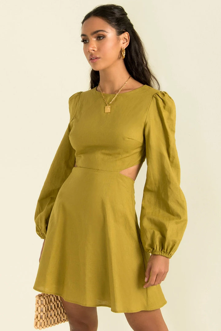 Sundae Muse Edith Dress / Olive 5 Sundae Muse Edith Dress / Olive