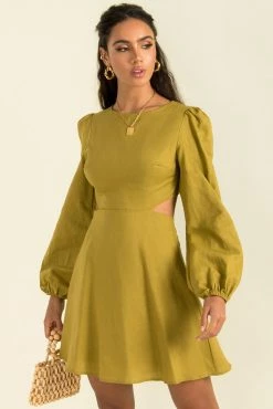Sundae Muse Edith Dress / Olive 19 Sundae Muse Edith Dress / Olive