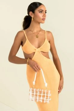 Sundae Muse Alessa Dress / Orange DRESSES 14 Sundae Muse Alessa Dress / Orange DRESSES