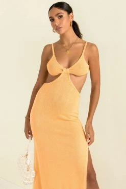 Sundae Muse Alessa Dress / Orange DRESSES 16 Sundae Muse Alessa Dress / Orange DRESSES