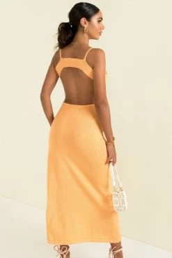 Sundae Muse Alessa Dress / Orange DRESSES 17 Sundae Muse Alessa Dress / Orange DRESSES