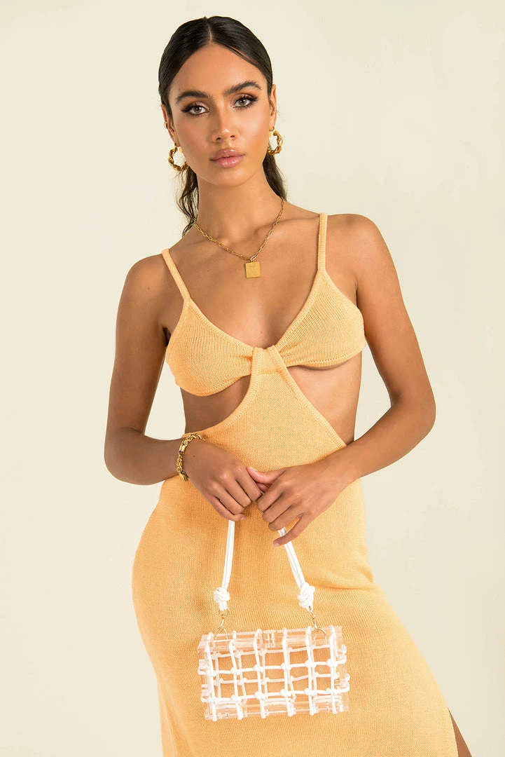 Sundae Muse Alessa Dress / Orange DRESSES 4 Sundae Muse Alessa Dress / Orange DRESSES