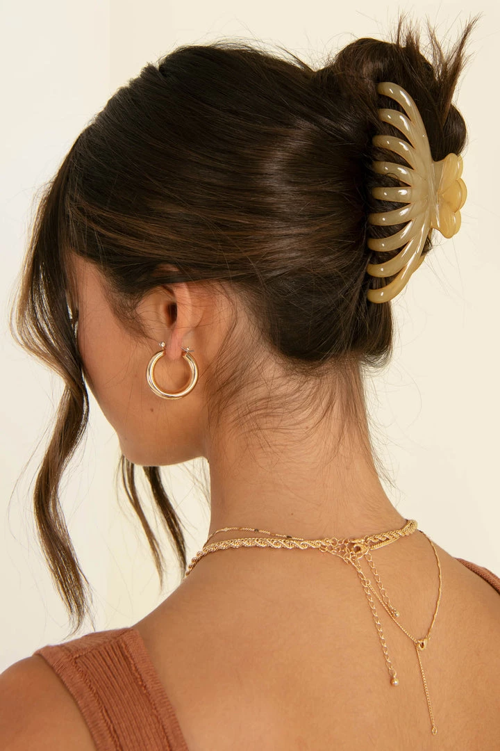 Sundae Muse Accessories Candy Claw Clip / Olive 5 Sundae Muse Accessories Candy Claw Clip / Olive