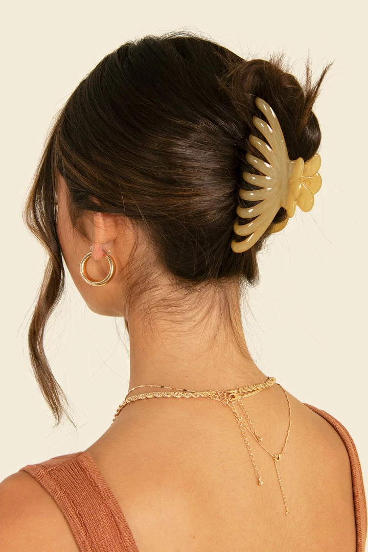 Sundae Muse Accessories Candy Claw Clip / Olive 3 Sundae Muse Accessories Candy Claw Clip / Olive