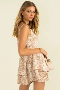 Sundae Muse Playsuits & Rompers Kiri Playsuit / Beige