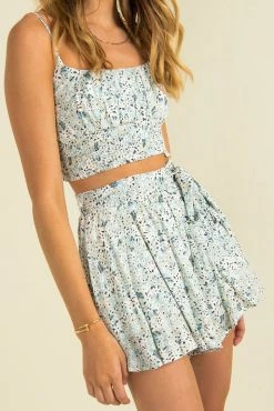 Sundae Muse Ibiza Shorts / Mint Floral Sets & Co-ords