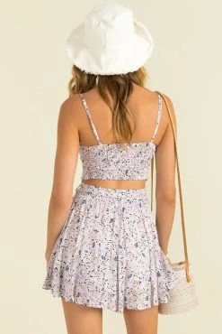 Sundae Muse Sets & Co-ords Ibiza Shorts / Lilac Floral