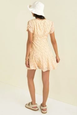 Sundae Muse Esme Dress / Yellow Floral Dresses