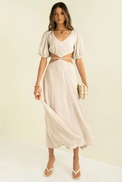 Sundae Muse New Arrivals Villa Dress / Natural