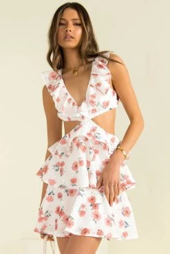 Sundae Muse New Arrivals Anthea Dress / Pink Floral