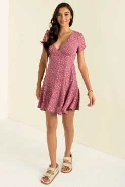 Sundae Muse Esme Dress / Burgundy