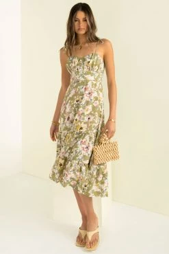 Sundae Muse New Arrivals Ayla Dress / Green