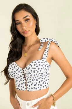 Sundae Muse Tops Jessa Top / White