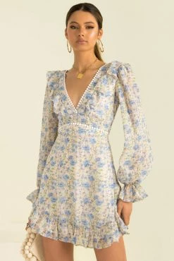 Sundae Muse Layla Dress / Blue Floral