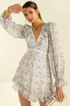 Sundae Muse Layla Dress / Blue Floral