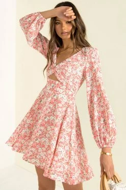 Sundae Muse Mala Dress / Pink Floral
