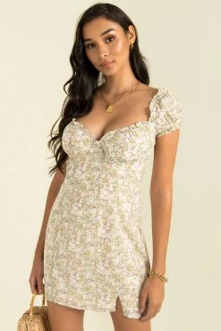 Sundae Muse Floral Dresses Isla Dress / Sage Floral