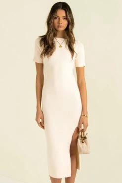 Sundae Muse Maud Dress / Beige New Arrivals